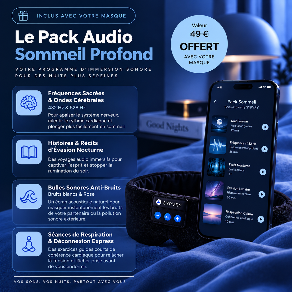 Masque de Sommeil Audio  Sypvry Sleep™