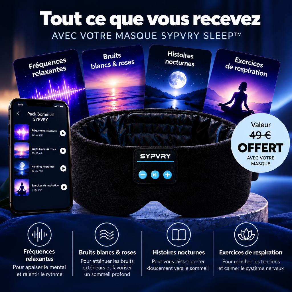 Masque de Sommeil Audio  Sypvry Sleep™
