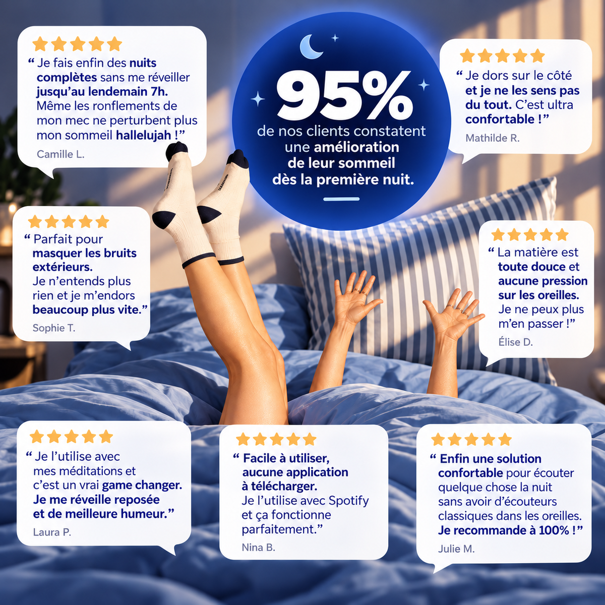 Masque de Sommeil Audio  Sypvry Sleep™