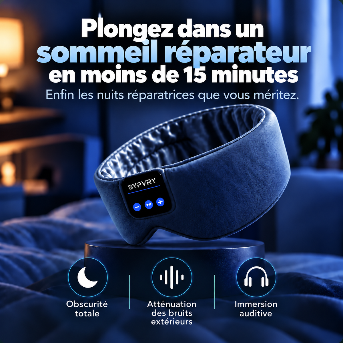 Masque de Sommeil Audio  Sypvry Sleep™