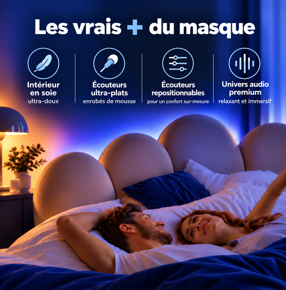 Masque de Sommeil Audio  Sypvry Sleep™