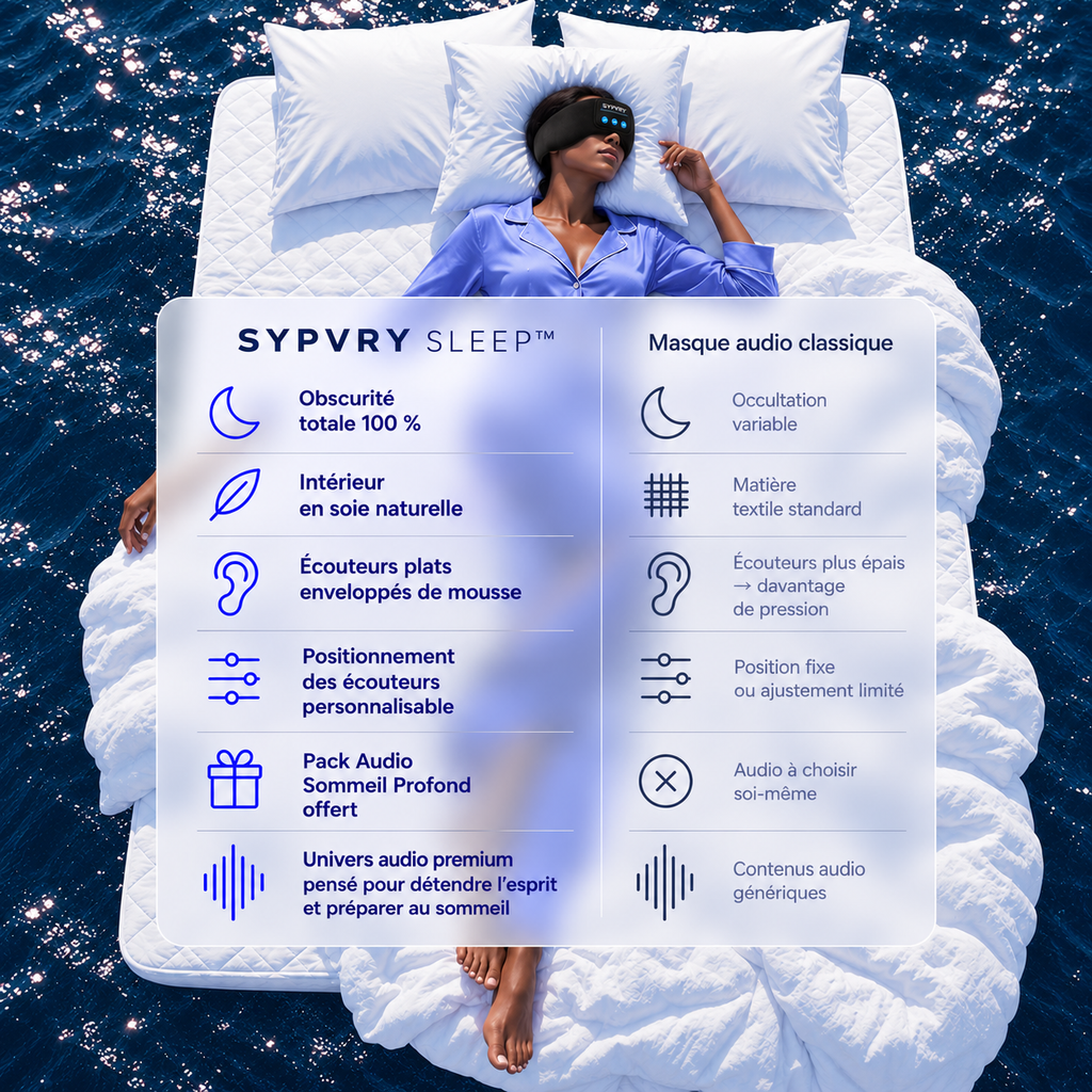 Masque de Sommeil Audio  Sypvry Sleep™